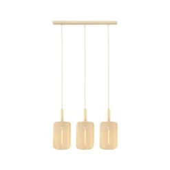 Lucide CORINA Hanglamp-Beige-3xE27-40W-Polyes. Clearance