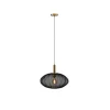Lucide CORINA Hanglamp-Zwart-Ø50-1xE27-40W-Polyes. Clearance
