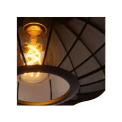 Lucide CORINA Hanglamp-Zwart-Ø50-1xE27-40W-Polyes. Clearance