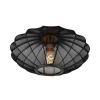 Lucide CORINA Plafonnière-Zwart-Ø40-1xE27-40W-Polyes. New