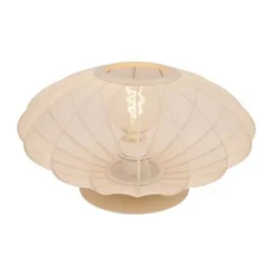 Lucide CORINA Tafellamp-Beige-Ø40-1xE27-40W-Polyes. New
