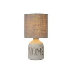 Lucide COSBY - Tafellamp - Ø 16,5 cm - 1xE14 - Grijs