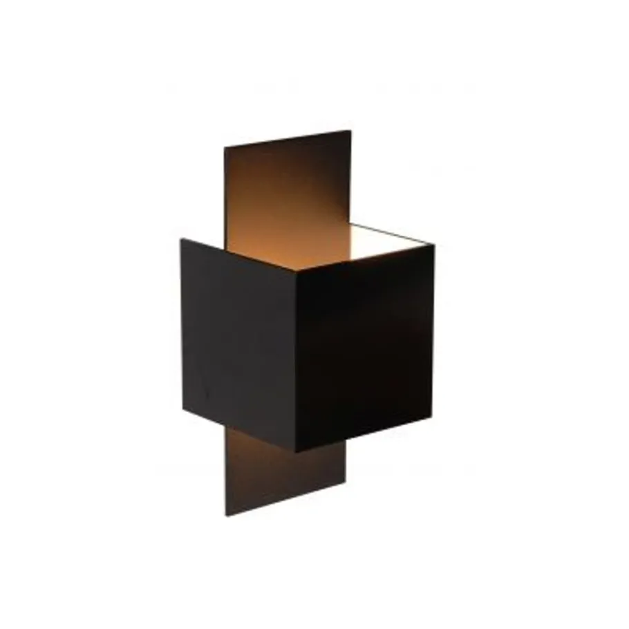 Lucide CUBO - Wandlamp - 1xG9 - Zwart