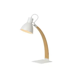 Lucide CURF - Bureaulamp - 1xE27 - Wit Online