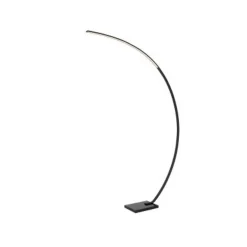 Lucide CURVE Booglamp-Zwart-LED Dimb.-15W-2700K-24V Best