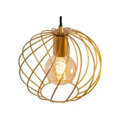 Lucide DANZA Hanglamp-Mat Go.-Ø50-3xE27-40W-Metaal New