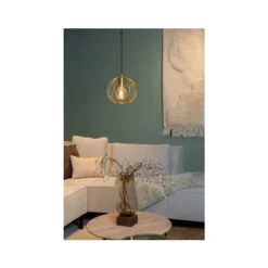 Lucide DANZA Hanglamp-Mat Go.-Ø25-1xE27-40W-Metaal Hot