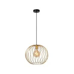 Lucide DANZA Hanglamp-Mat Go.-Ø40-1xE27-40W-Metaal Online