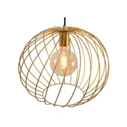 Lucide DANZA Hanglamp-Mat Go.-Ø40-1xE27-40W-Metaal Online