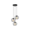 Lucide DANZA Hanglamp-Zwart-Ø50-3xE27-40W-Metaal Sale