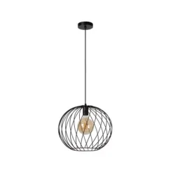 Lucide DANZA PENDEL Ø40cm 1xE27 ZWART New