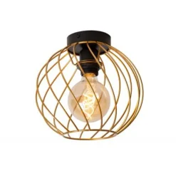 Lucide DANZA Plafonnière-Mat Go.-Ø25-1xE27-40W-Metaal Hot