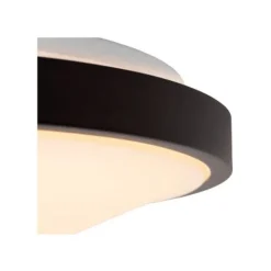 Lucide DASHER Plafonnière Badk.-Zwart-Ø41-LED-24W-2700K Online