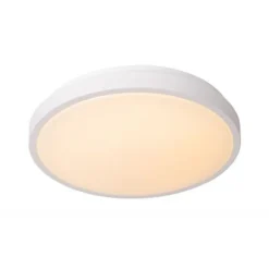 Lucide DASHER Plafonnière Badk.-Wit-Ø34,8-LED-18W-2700K New