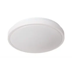 Lucide DASHER Plafonnière Badk.-Wit-Ø34,8-LED-18W-2700K New