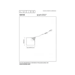 Lucide DAVOS Tafellamp-Transp.-1xE27-60W-Glas Online