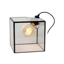 Lucide DAVOS Tafellamp-Transp.-1xE27-60W-Glas Online