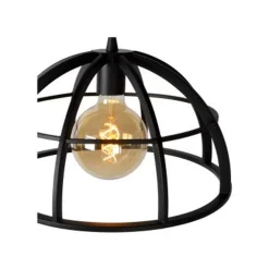 Lucide DIKRA Hanglamp 2xE27 60W Zwart