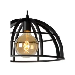 Lucide DIKRA Hanglamp 3xE27 60W Zwart Outlet