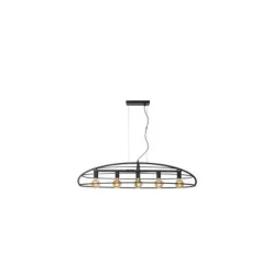 Lucide DIKRA Hanglamp-Zwart-5xE27-60W-Metaal Hot