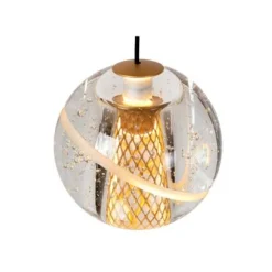 Lucide DILENKO Hanglamp-Mat Go.-Ø31-LED Dimb.-3,5W-2700K New