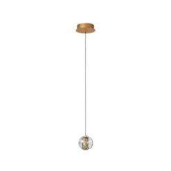 Lucide DILENKO Hanglamp-Mat Go.-Ø14-LED-4,2W-2700K-Glas