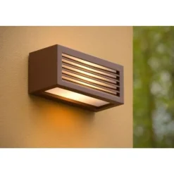 Lucide DIMO - Wandlamp Buiten - 1xE27 - IP54 - Roest bruin Hot