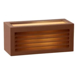 Lucide DIMO - Wandlamp Buiten - 1xE27 - IP54 - Roest bruin Online
