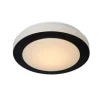 Lucide DIMY - Plafonnière Badkamer - Ø 28,6 cm - LED Dimb. - 1x12W 3000K - IP21 - 3 StepDim - Zwart Hot