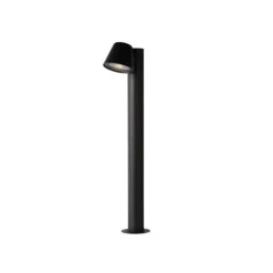 Lucide DINGO-LED - Sokkellamp Buiten - Ø 11,5 cm - LED Dimb. - GU10 - 1x5W 3000K - IP44 - Antraciet