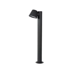 Lucide DINGO-LED - Sokkellamp Buiten - Ø 11,5 cm - LED Dimb. - GU10 - 1x5W 3000K - IP44 - Antraciet