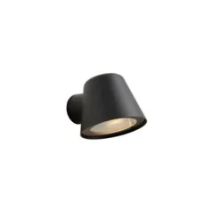 Lucide DINGO-LED - Wandlamp Buiten - LED Dimb. - GU10 - 1x5W 3000K - IP44 - Antraciet