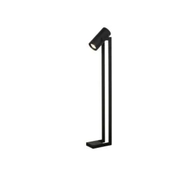 Lucide DOME - Vloerlamp - LED Dimb. - GU10 - 2x12W 3000K - Zwart