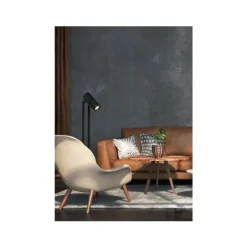 Lucide DOME - Vloerlamp - LED Dimb. - GU10 - 2x12W 3000K - Zwart