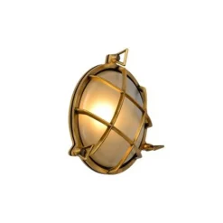 Lucide DUDLEY - Wandlamp Buiten - Ø 25 cm - 1xE27 - IP65 - Mat Goud / Messing Discount