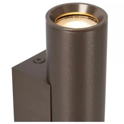Lucide DUPLA - Wandspot / Wandlamp - 2xGU10 (MR11) - Roest bruin Hot