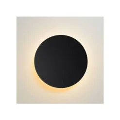 Lucide EKLYPS LED - Wandlamp - Ø 15 cm - LED - 1x7W 3000K - Zwart Best