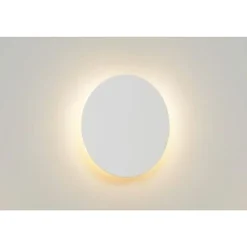 Lucide EKLYPS LED - Wandlamp - Ø 15 cm - LED - 1x7W 3000K - Wit Hot