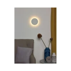 Lucide EKLYPS LED - Wandlamp - Ø 15 cm - LED - 1x7W 3000K - Wit Hot