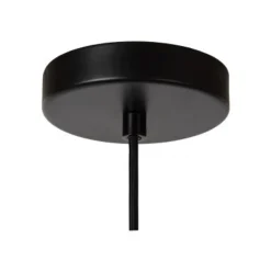 Lucide ELOISE Hanglamp-Zwart-Ø21-1xE27-40W-Glas Online