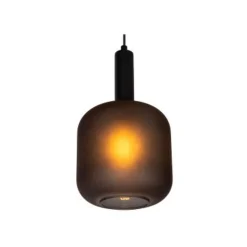 Lucide ELOISE Hanglamp-Zwart-Ø21-1xE27-40W-Glas Online