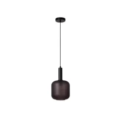 Lucide ELOISE Hanglamp-Zwart-Ø21-1xE27-40W-Glas Online