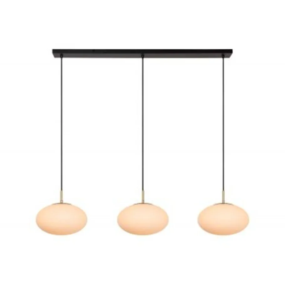 Lucide ELYSEE Hanglamp-Opaal-3xE27-40W-Glas Hot