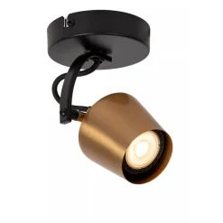 Lucide EMILE - Plafondspot - Ø 10,5 cm - 1xGU10 - Mat Goud / Messing Sale