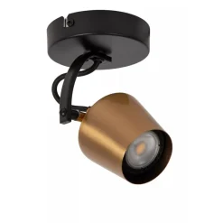 Lucide EMILE - Plafondspot - Ø 10,5 cm - 1xGU10 - Mat Goud / Messing Sale