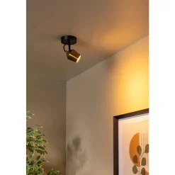 Lucide EMILE - Plafondspot - Ø 10,5 cm - 1xGU10 - Mat Goud / Messing Sale