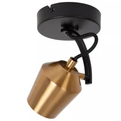 Lucide EMILE - Plafondspot - Ø 10,5 cm - 1xGU10 - Mat Goud / Messing Sale