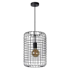 Lucide ESMEE - Hanglamp - Ø 26 cm - 1xE27 - Zwart Best