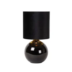 Lucide ESTERAD Tafellamp-Zwart-1xE14-60W-Glas Hot