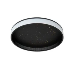 Lucide ESTREJA Plafonnière-Zwart-Ø40-LED Dimb.-40W New